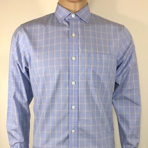 J. CREW Men’s Shirt S 14 141/2 Slim Wrinkle Free
